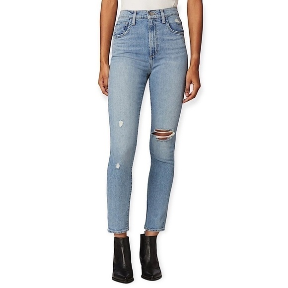 NWT Joe’s Jeans The Raine Super High Rise Cigarette Ankle in Origin Blue Size 26 - Picture 1 of 12